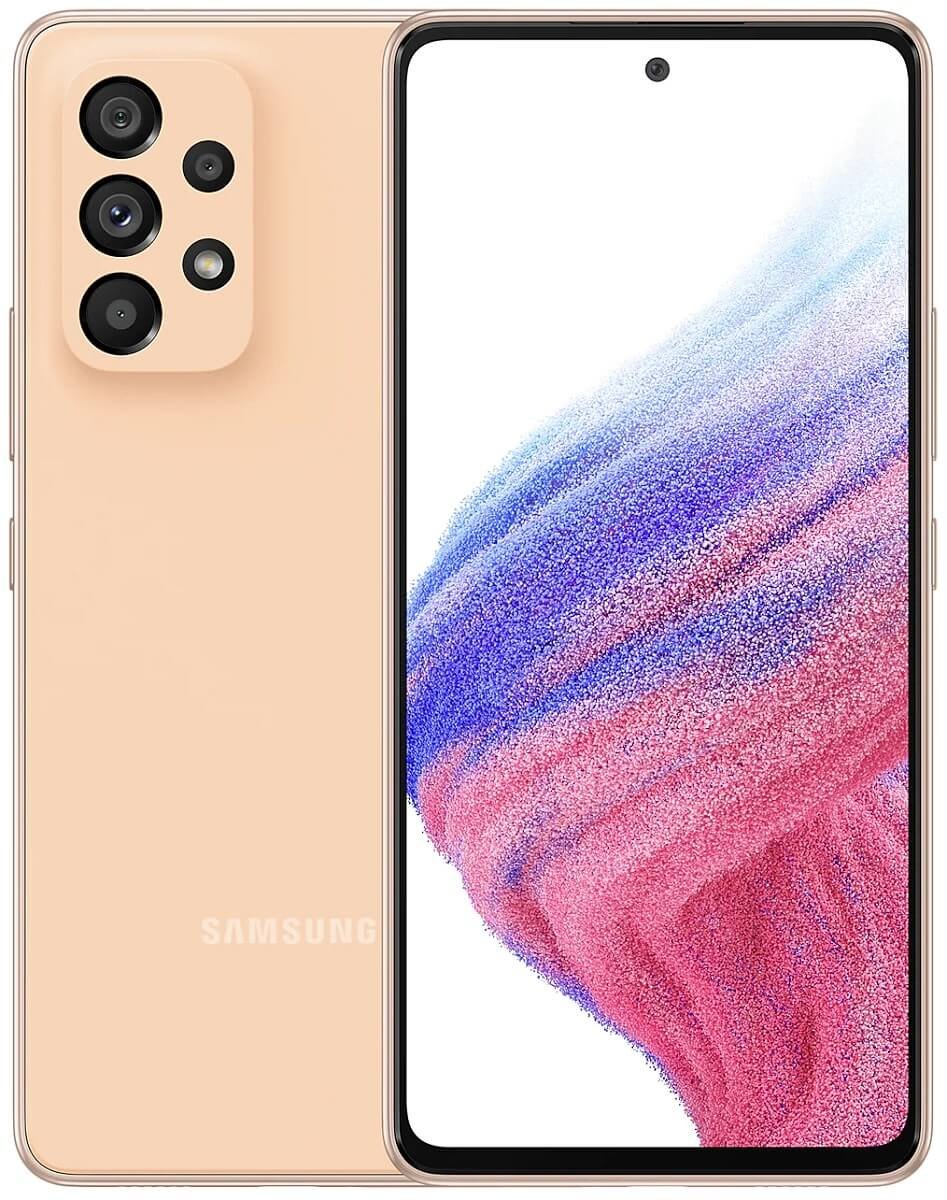 الواجهة الأمامية لهاتف Samsung Galaxy A53 5G